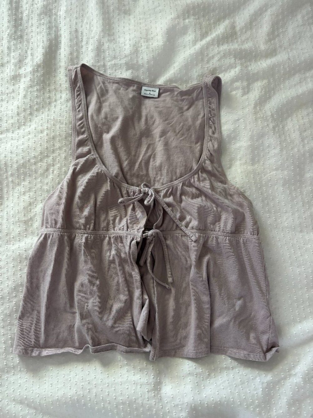Aritzia Sunday Best Tie Front Blouse